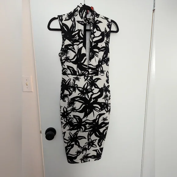 akira black and white dress Akira Chicago Red Label women's black and white dress size L